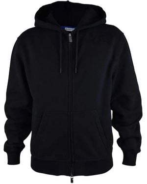 Burberry Hoodie Met Geborduurd Logo - Blauw