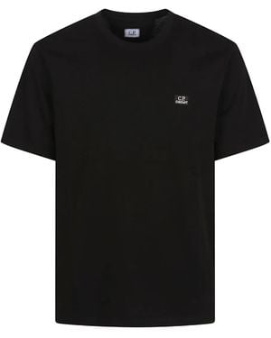 C.P. Company Logo-patch T-shirt - Schwarz