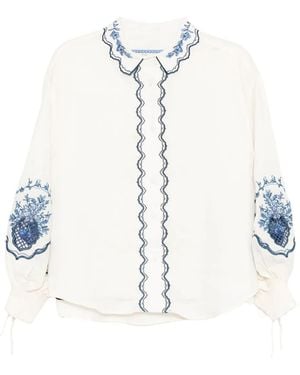 Agua Bendita Chemise Abadía Wild - Blanc