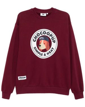 Chocoolate Chocoo-Pup Sweatshirt - Red
