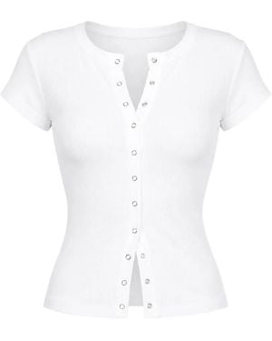 Citizens of Humanity Tabi Short-Sleeve T-Shirt - White