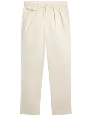 Polo Ralph Lauren Whitman Relaxed-Fit Pleated Trousers - White