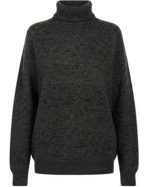 Frenckenberger Pullover Mit Rollkragen - Schwarz