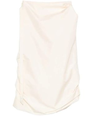 DIESEL Knee-Length Wrap Skirt - White