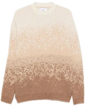 Seven Gauge Pullover Aus Bouclé Mit Farbverlauf - Natur
