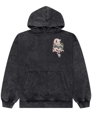 D-R-G-N Dragon Oversized Hoodie - Blue