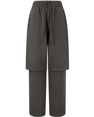 Studio Tomboy X Layered Pigment Pants - Grey