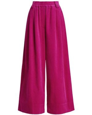Essentiel Antwerp Pleated Corduroy Trousers - Pink