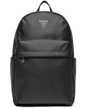 Guess Elvis Triangle-Logo Backpack - Black
