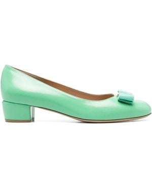 Ferragamo Zapatos De Tacón Vara - Verde