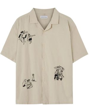 Dean Edmonds Embroidered Shirt - Natural