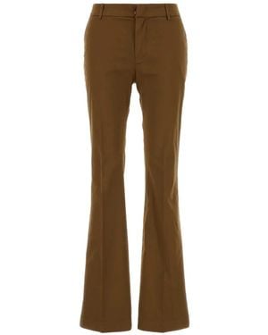 PT Torino Elsa Flared Pants - Natural