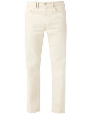 CYCLE Regular-Fit Straight-Leg Jeans - White
