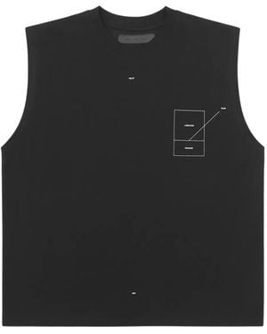 HELIOT EMIL Retina Tank Top - Black