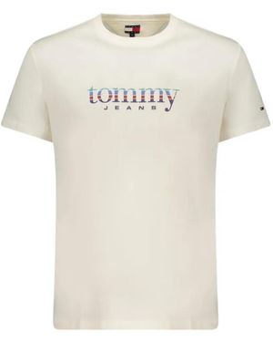 Tommy Hilfiger Logo-Print T-Shirt - White