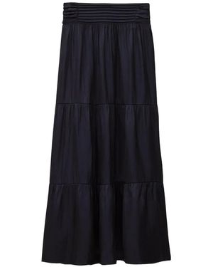 Ba&sh Jupe Camyla À Fronces - Blue