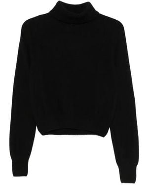 Baserange Jersey Con Ribete De Canalé - Negro