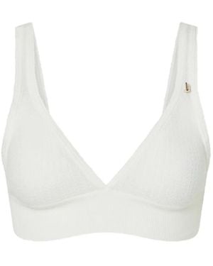 Liu Jo Pure Wool Knit Top - White