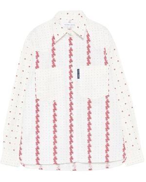 Maison Labiche Monselet Floral Shirt - White