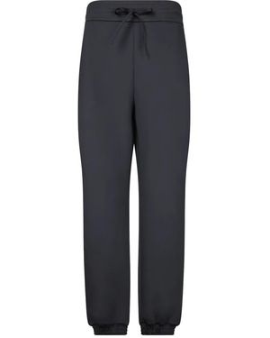 Moncler Drawstring Ribbed-Cuffs Track Trousers - Blue