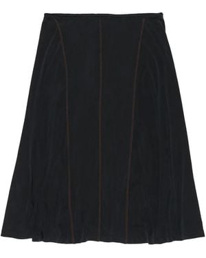 Bimba Y Lola シームディテール スカート - ブラック
