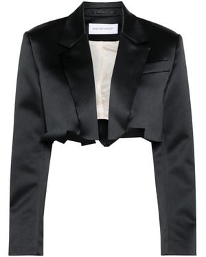Viktor & Rolf Cropped Blazer - Black