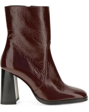 Stuart Weitzman Vera Zip Ankle Boots - Brown