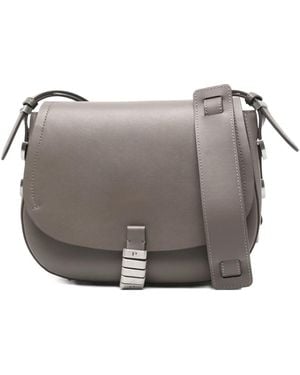 Pinko Logo-detail Cross Body Bag - Gray