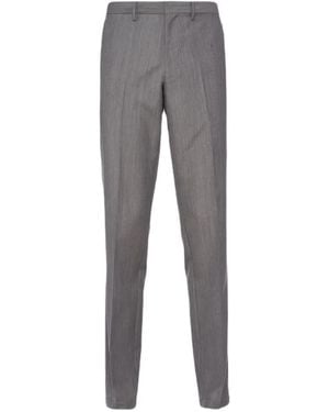 Prada Belt-Loops Pants - Gray