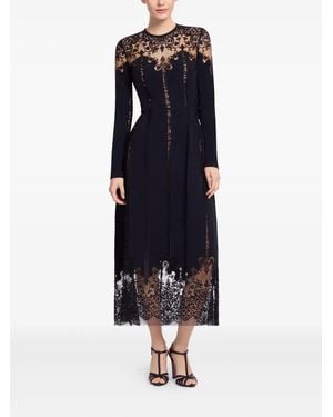 Elie Saab Cady Midi Dress - Blue