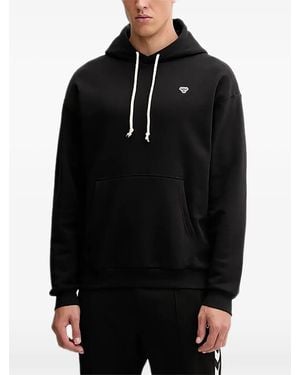 Hummel Logo Hoodie - Black