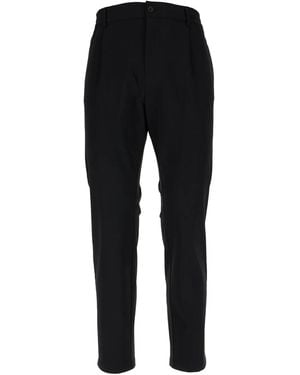Cruna Pantalon Court À Détails Plissés - Noir