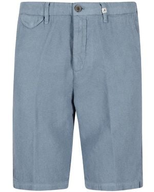 Myths Textured Shorts - Blue