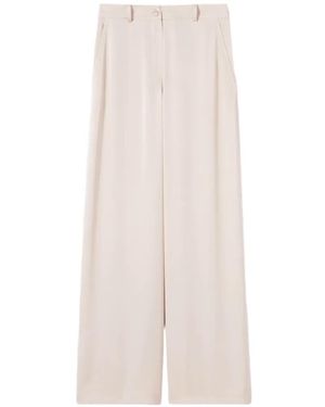 Claudie Pierlot Satin Trousers - White