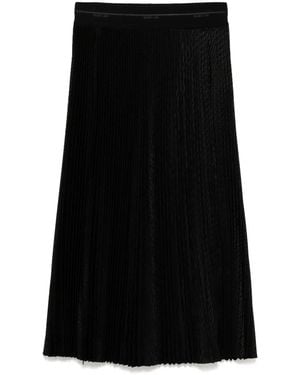 Helmut Lang Lwb Pleated Skirt - Black