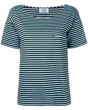 Prada Felpa A Righe - Blu