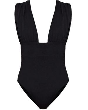Maiya Paris Monceau Ruched-Detail Swimsuit - Blue