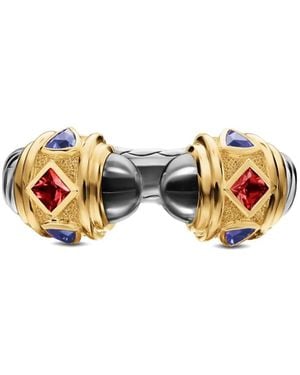 David Yurman Bague Renaissance En Or 14Ct Et Sterling - Blanc