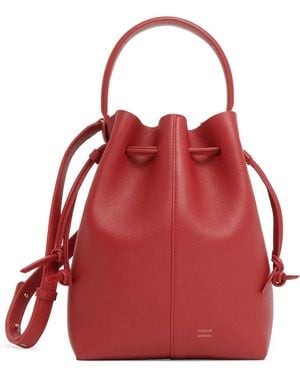 Mansur Gavriel Dea Bucket Bag - Red