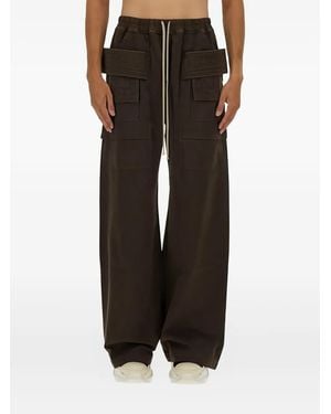 Rick Owens Pocket Cargo Trousers - Black