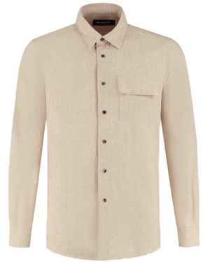 Kiton Buba Flap-Pocket Long-Sleeve Shirt - White