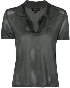 Lacoste Short-Sleeves Polo Top - Black