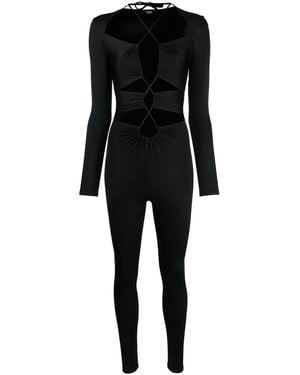 Noire Swimwear Cut-Out Detailing Jumpsuit - Black