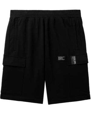 Izzue ロゴ ショートパンツ - ブラック