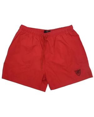HTC Badeshorts Mit Kordelzug - Rot