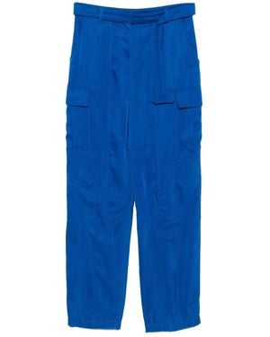 Ferragamo Cargohose mit Gürtel - Blau