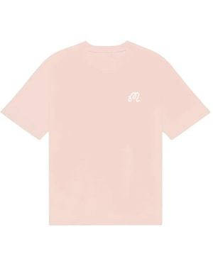 Malbon Golf Bermuda Playa Logo-Print T-Shirt - Pink