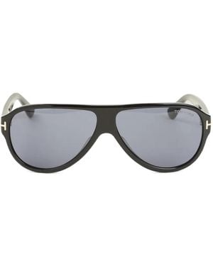Tom Ford Pilot-Frame Sunglasses - Grey