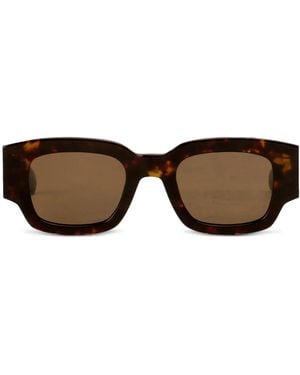 Ami Paris 75001 Tortoiseshell-Effect Sunglasses - Brown