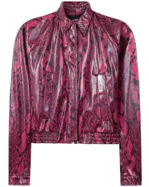 Gcds Python-Effect Jacket - Red
